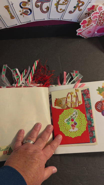 Christmas Mouse junk journal